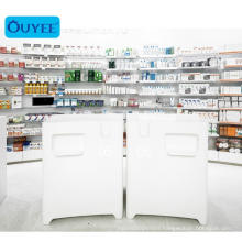 Pharmacy Rack Design Medical Shop Racks Shelving Wood Pharmacy Shelves